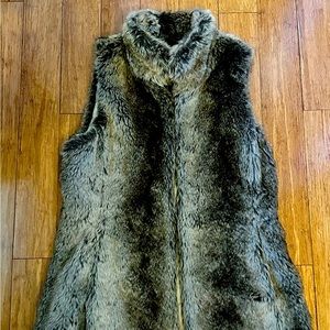 Banana Republic Faux Fur Vest